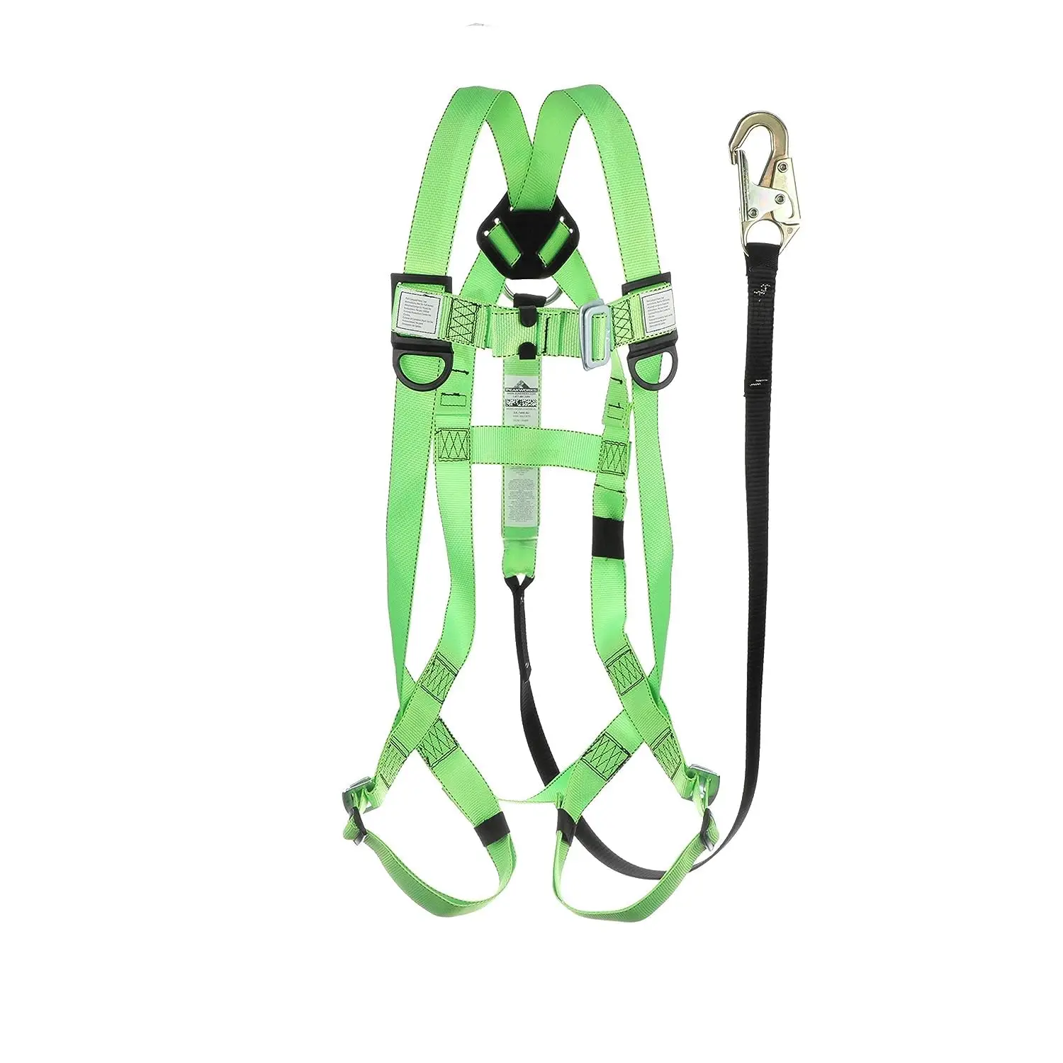 3 Point Industrial Fall Protection Safety Harness ANSI/ASSE Compliant Full Body Personal Protection Equipment