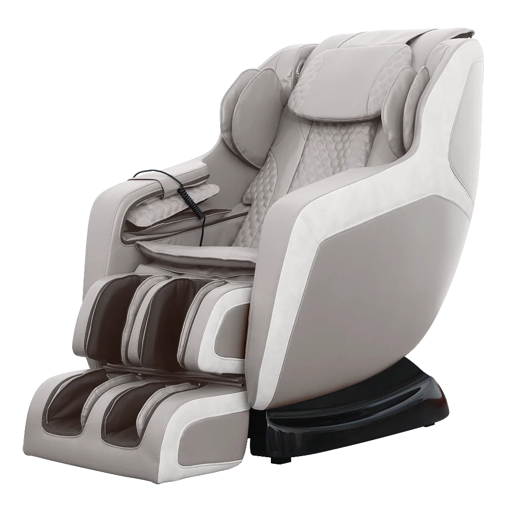 Wholesale OEM 2021 New Design Ultra long SL shaped curved steel guide rail Zero Gravity Electric massage chairs