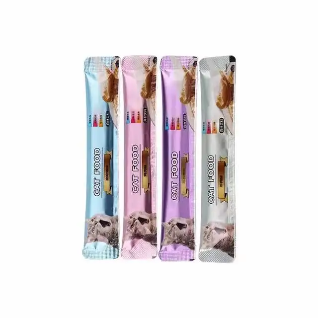 Factory Custom wholesale 15g Delicious Cat Bars Cat Treat Snack Wet Food