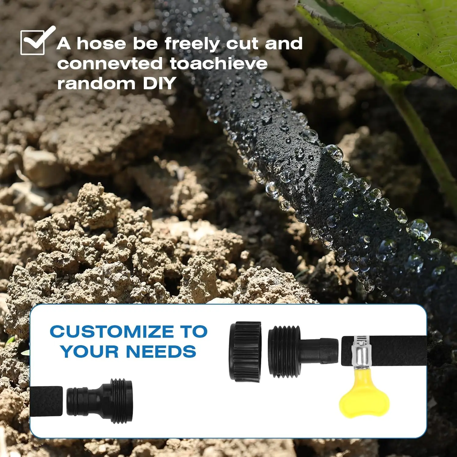 2024 Hot Sale Anti-Oxidation Irrigation Soaker Hose for Garden with Professional Grade Connecting