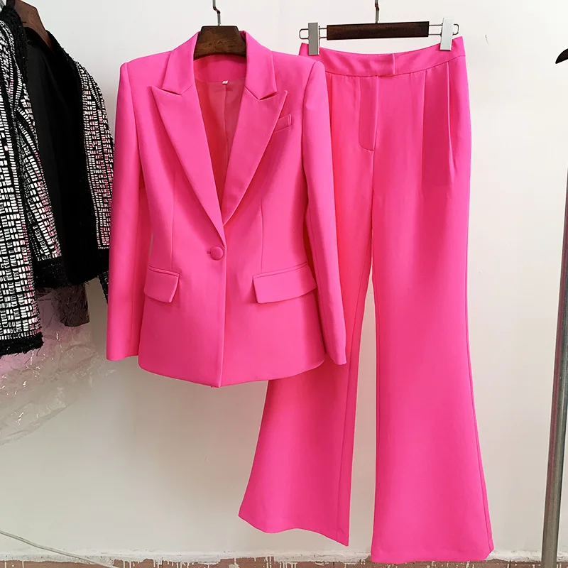 Fashion Custom Women Blazers Femen Lady Business Plus Size Tweed Blazer Ladies Office Wear Blazers Suits Set