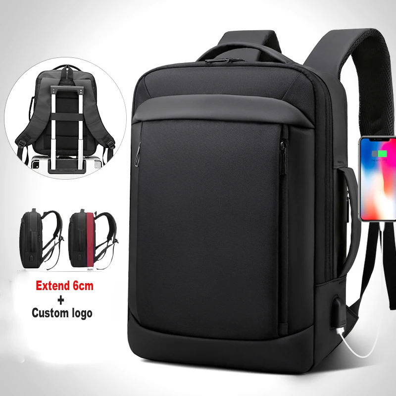 waterproof backpack with large capacity travel fashion backpack high quality laptop bag custom Logo men office backpack