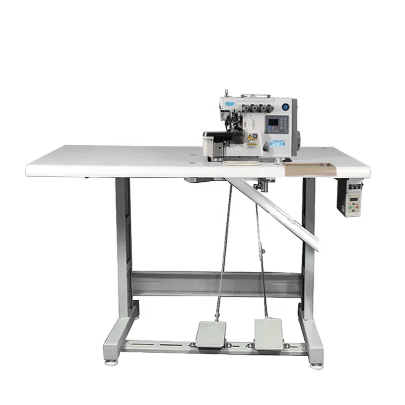 ZY988-5 пять нить высокая скорость прямой привод оверлок энергосберегающий промышленный оверлок швейная машина