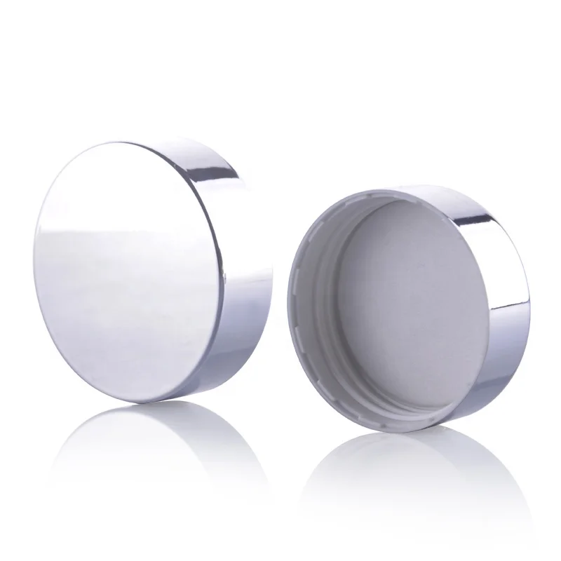 Wholesale 5g 10g 15g 20g 30ml 50ml 100ml 200ml storage luxury round cosmetic cream uv silver frosted glass jar with lid