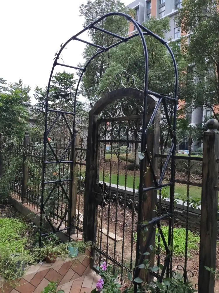 
New Design Outdoor Garden Lawn Backyard Waterproof White Arch Abour Flower Frame Garden Arbor for Various Climbing Plants 