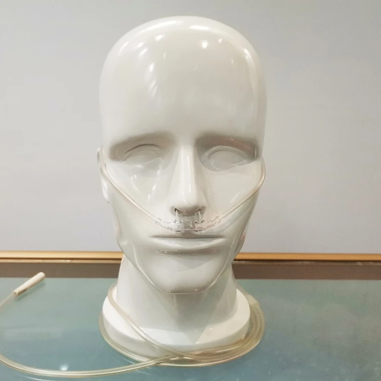 Nasal cannula oxygen tube PVC soft-tip/ clean/ clear Nasal cannula prongs transparent Nasal cannula soft tip