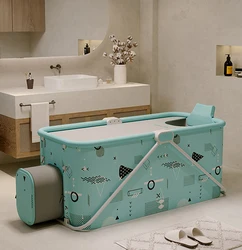 Best Selling Newly Designed PVC Square Family Portable Bath Bucket SPA Tubs Folding Plastic Bathtub