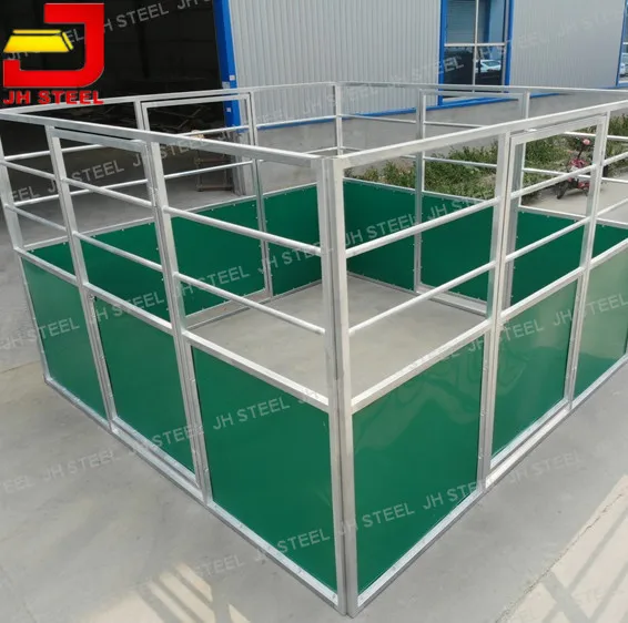 Cheap Galvanized Temporary Mobile Horse Stable Stall Fence Panel Manufacturer