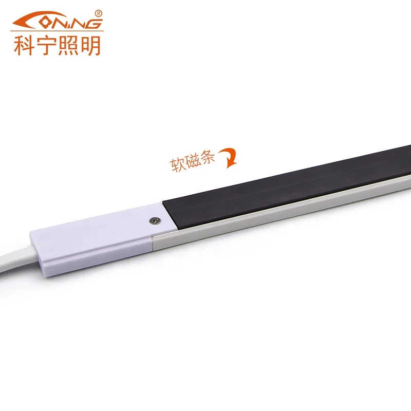 Custom Led Light Accessories Inner Conductive Track Magnetic PC+Copper materials Track Rail For Food Display Iron Shelf