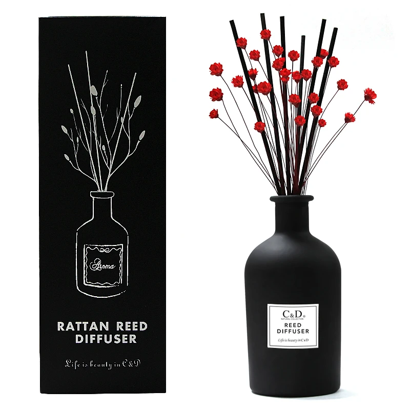 C&D 50ml No fire aromatherapy Little Star Flower  glass bottles air freshener home toliet office reed diffuser