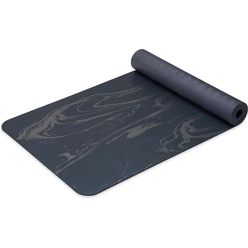 lightweight thick 8 feet polyvinyl chloride 4mm 10mm 5mm good quality rubber eco floor suede white round customizable yoga mat
