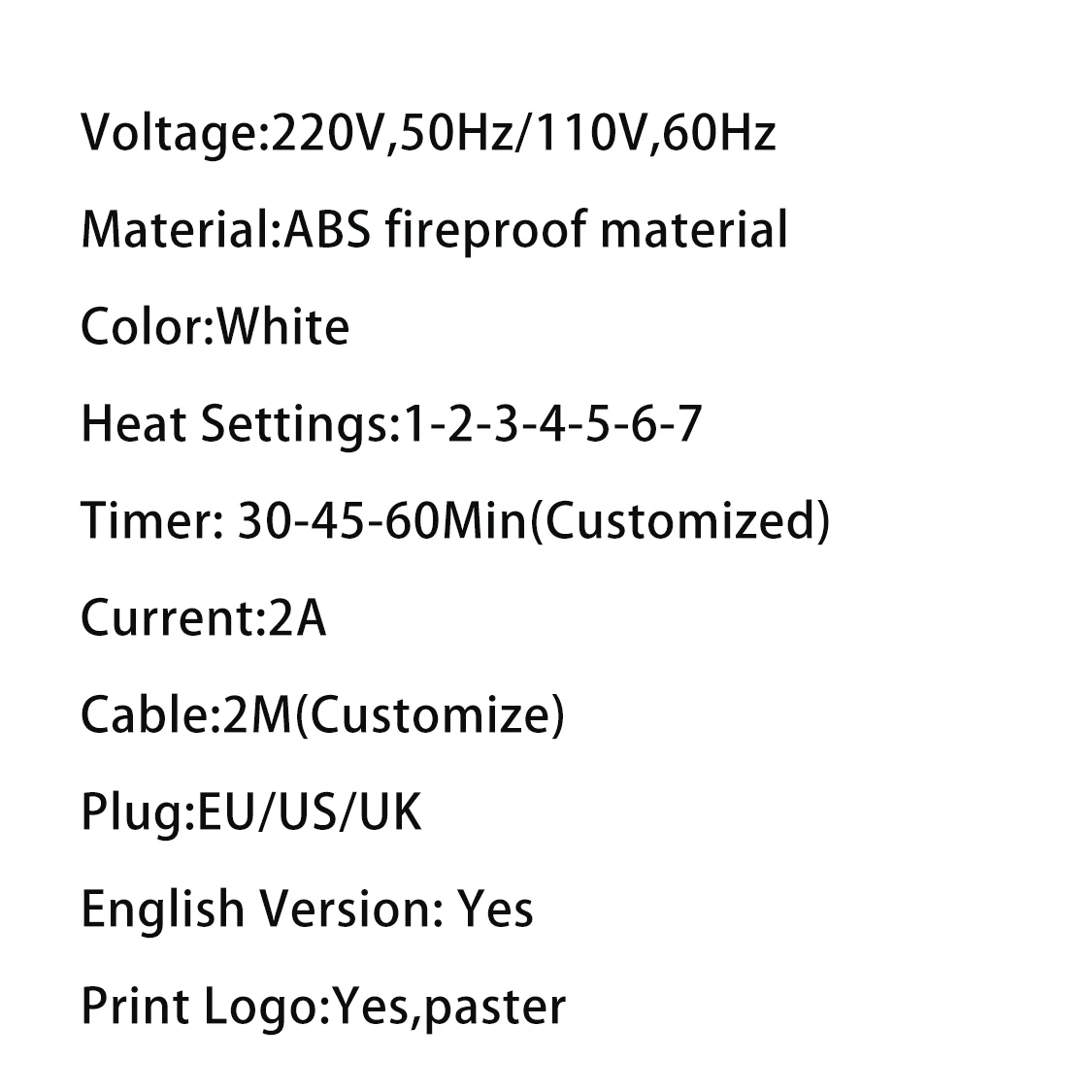 220V 110V OEM Heating Controller Temperature Control Switch for Electric Blanket