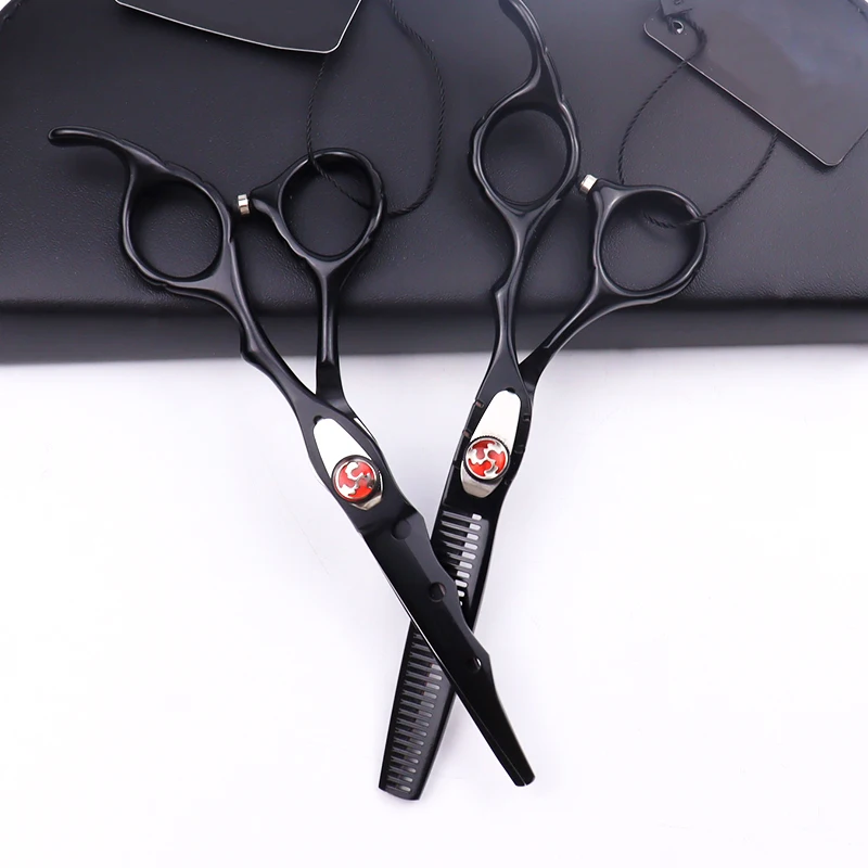 Custom Logo Japanese Professional Barber Scissor Hairdressing Shears Hair Cutting Texture Scissors For Salon Hair Shears