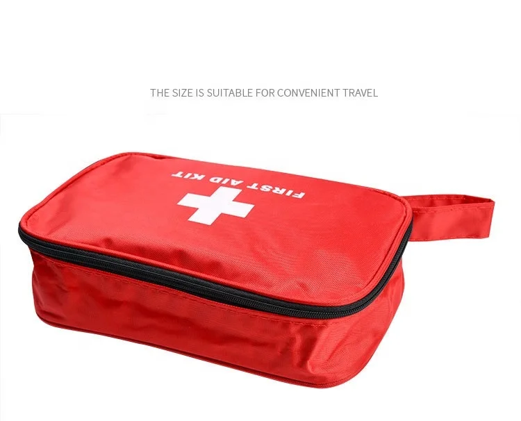 Mini Empty Medical Storage Bag Portable Pouch  First Aid Kit Bag Empty for Home Outdoor Travel Camping Hiking