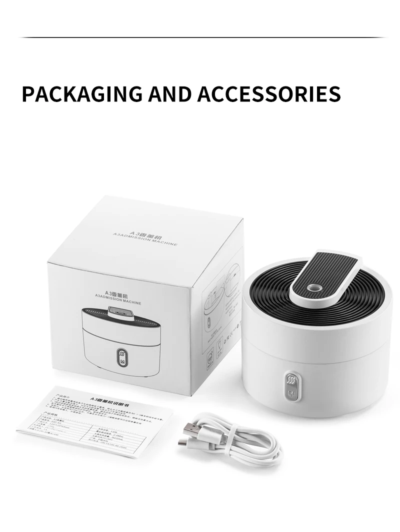 Ultrasonic Diffuser Cool Mist Car Humidifier Changeable Colors LED Light Essential Diffuser