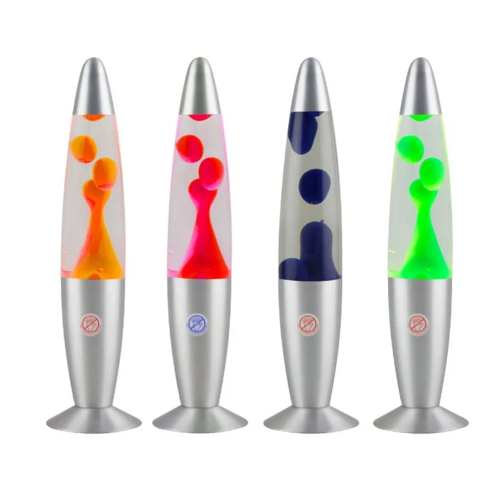 OEM ODM Custom Lava Lamp Trend Classic  Aluminum Base Rocket Wax Lights for Home Indoor Hotel Shop Decor