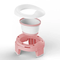 Baby Travel Foldable Potty Toilet Seat Cushion Folding  Kid Toilet Seat Training Seat To Toddler