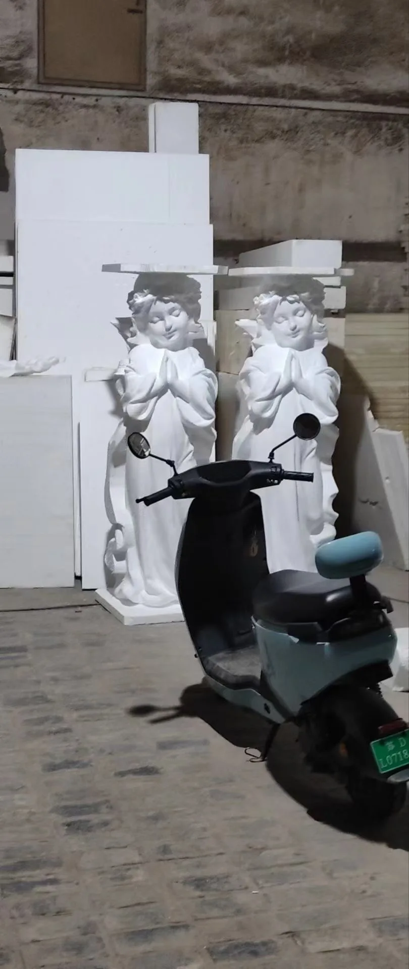 EPS пенополистирол пластиковая скульптура 3D статуя Ангела
