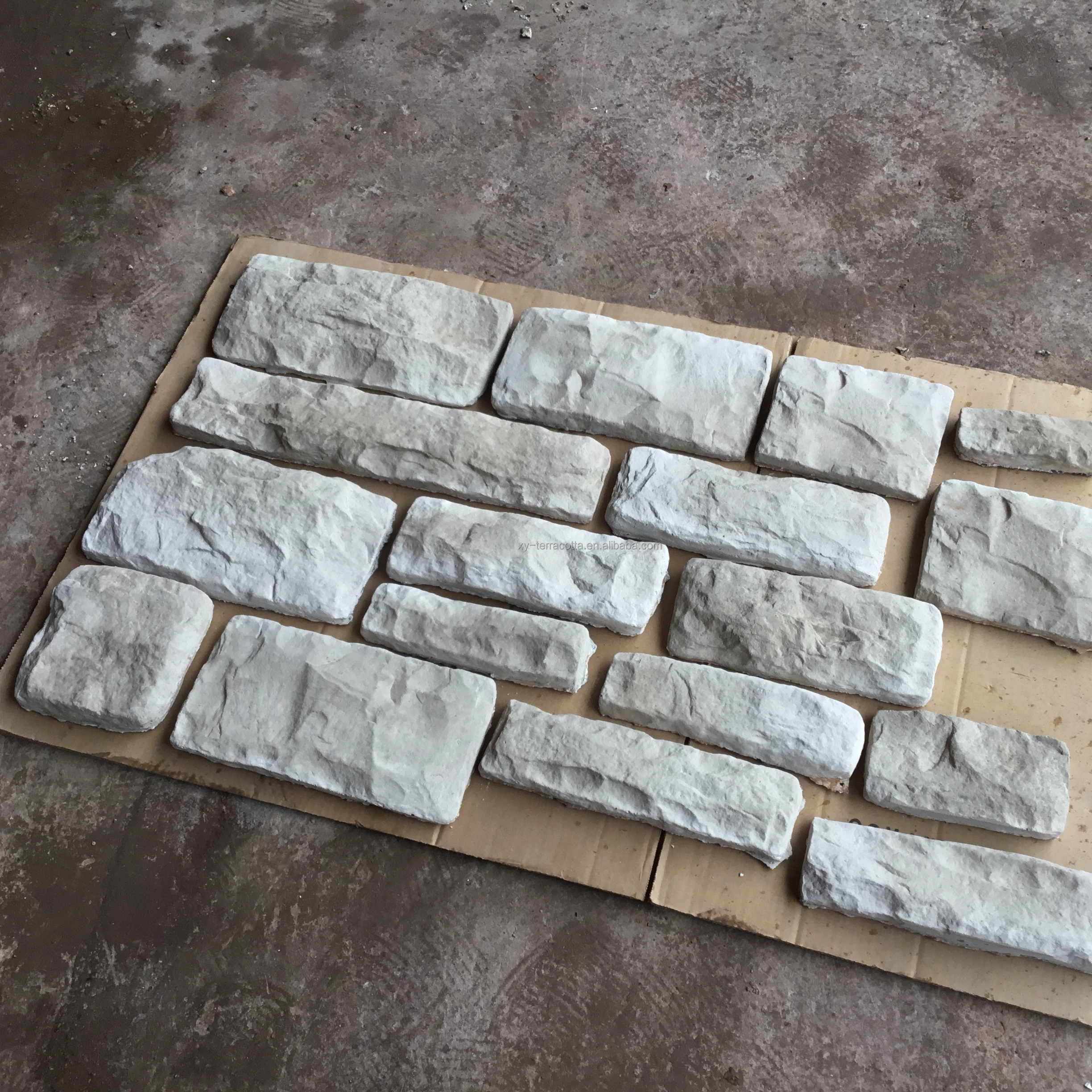 beige cream white off color stone wall siding cladding veneer landscape house decoration design