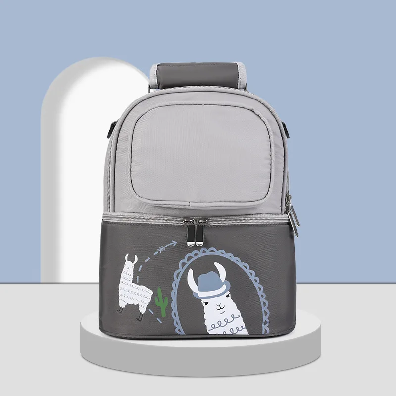 Hot Selling New Back Milk Bag Baby Diaper Bag Backpack Breast Milk Fresh-keeping Refrigerated Ice Pack Multifunctional