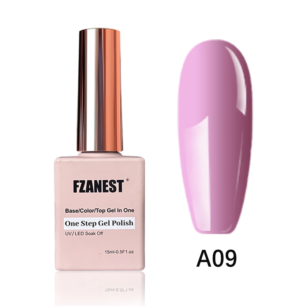 FZANEST HEMA&TPO FREE Gel Quick Drying Salon Grade Formula 3 in 1 Step Gel Nail Art French Luxury Starter Manicure Vegan Lacquer