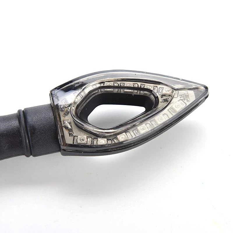 Высококачественные Поворотные лампы для мотоциклов, черные поворотные светодиодные лампы из АБС-пластика для мотоциклов