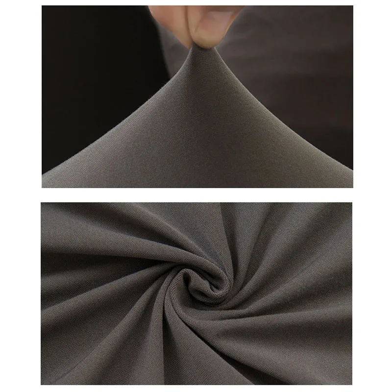 hot sale full cover 1/2/3/4seats seaters  stretchable solid color plain dark grey elastic stretch sofa cover milk silk slipcover