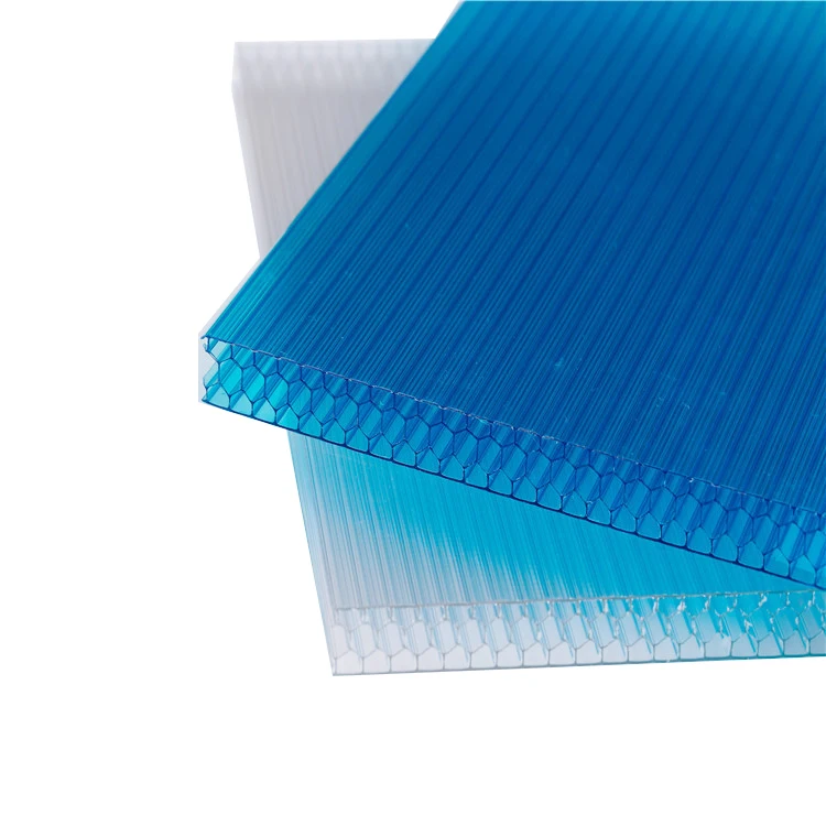 Uv Protected Fluorescent Fire Proof Anti fog High Strength Polycarbonate Honeycomb Plastic Sheet (1600540099778)
