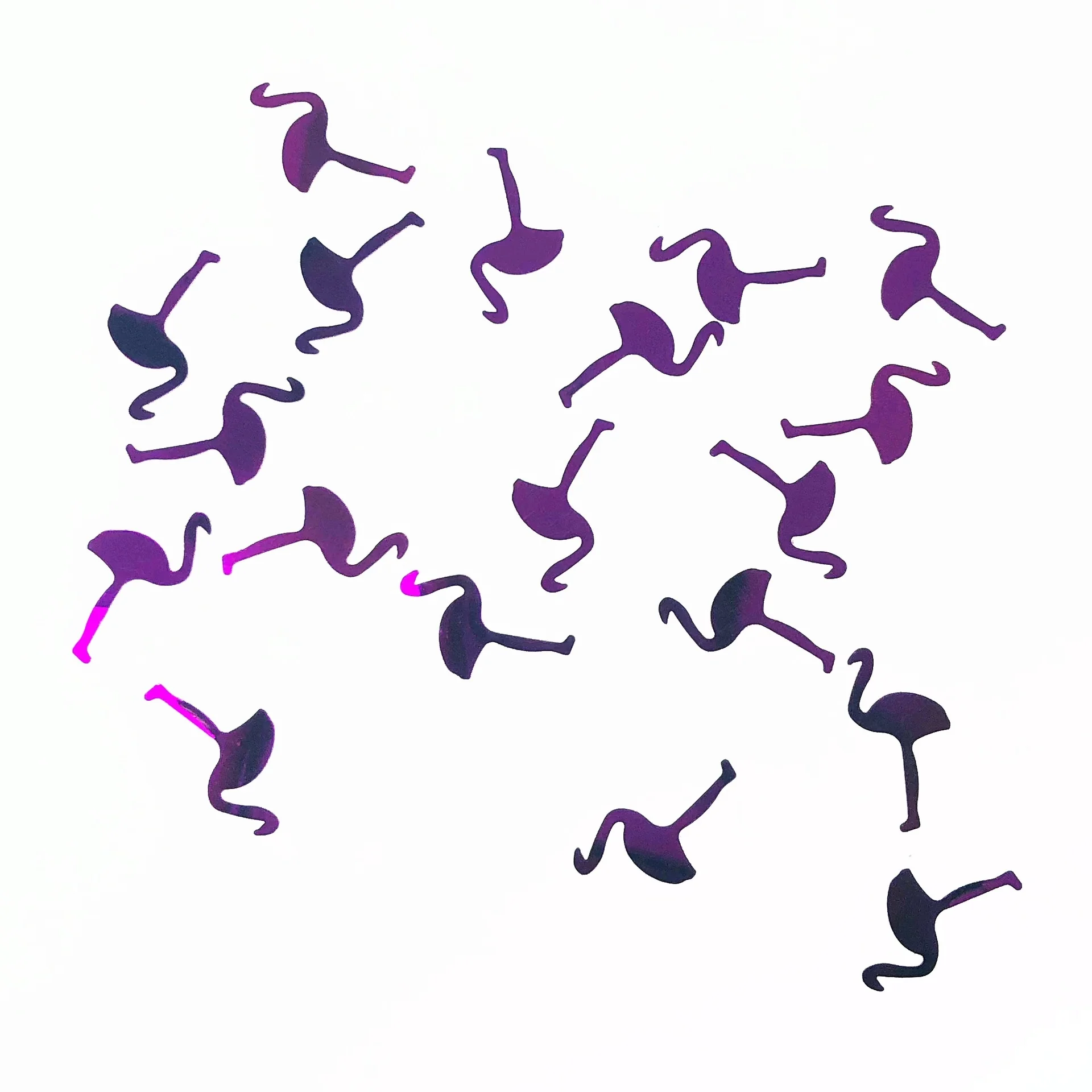 2021bulk! PET laser pink flamigo glitter flakes  for ornament clothes, shoes, decoration all festivals, Christmas ,wedding,etc