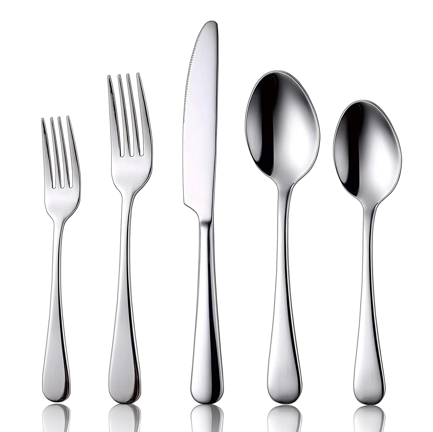 Stainless Steel Restaurant Hotel Flatware for Wedding Silverware Set Knife Fork Spoon Complete Table Metal Cutlery