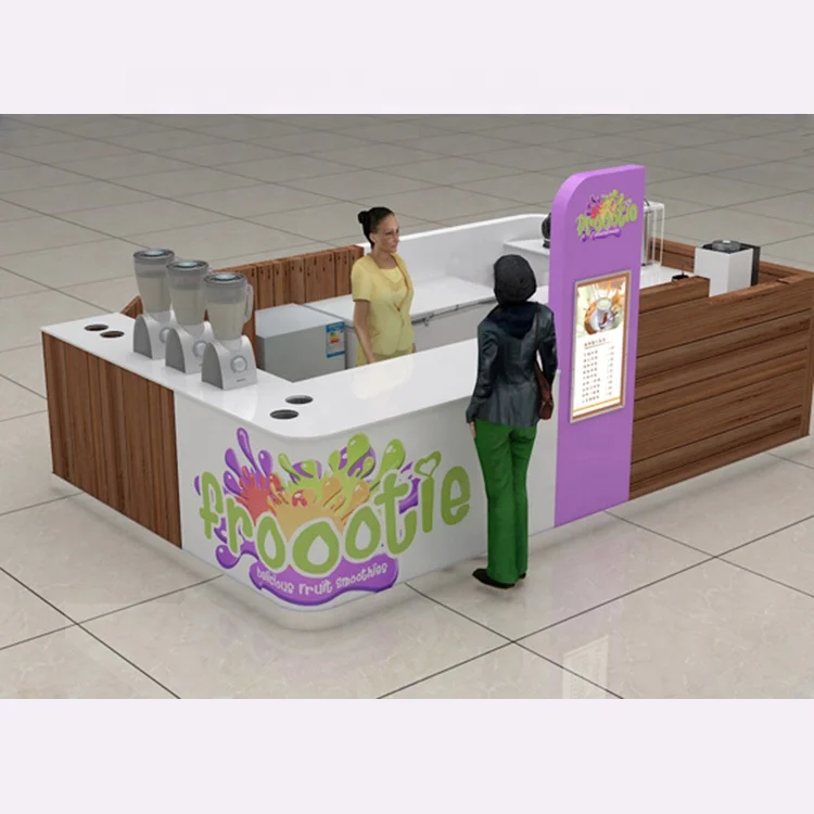 Новый дизайн в стиле «bubble tea киоск магазин дисплей