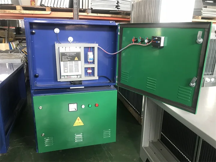 fast-food shop kitchen exhaust dedusting esp for fume pollution elimination electrostatic precipitator