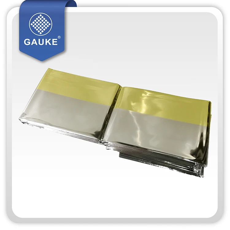 First aid blanket aluminum emergency blanket survival blanket
