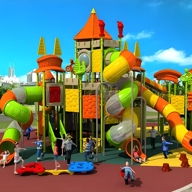 Большой открытый городской правительственный парк живописная зона детская комбинированная горка Развлекательное Оборудование производственный источник от производителя