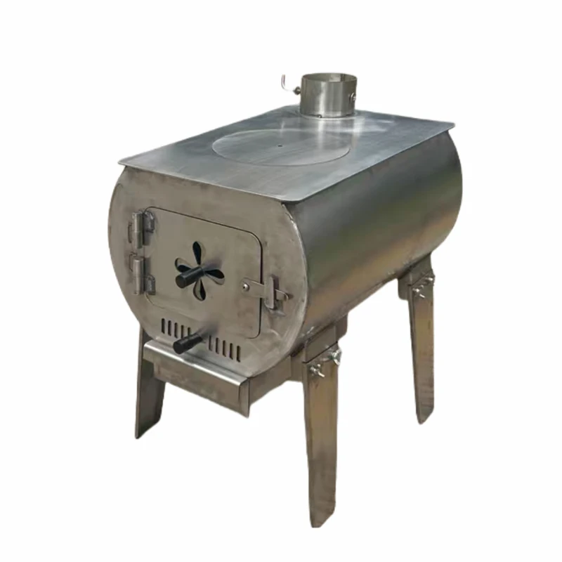 Multi-Functional Outdoor Heating Stove Household Stainless Steel Wood Coal Burning Chimenea Environmentally Friendly Thickened