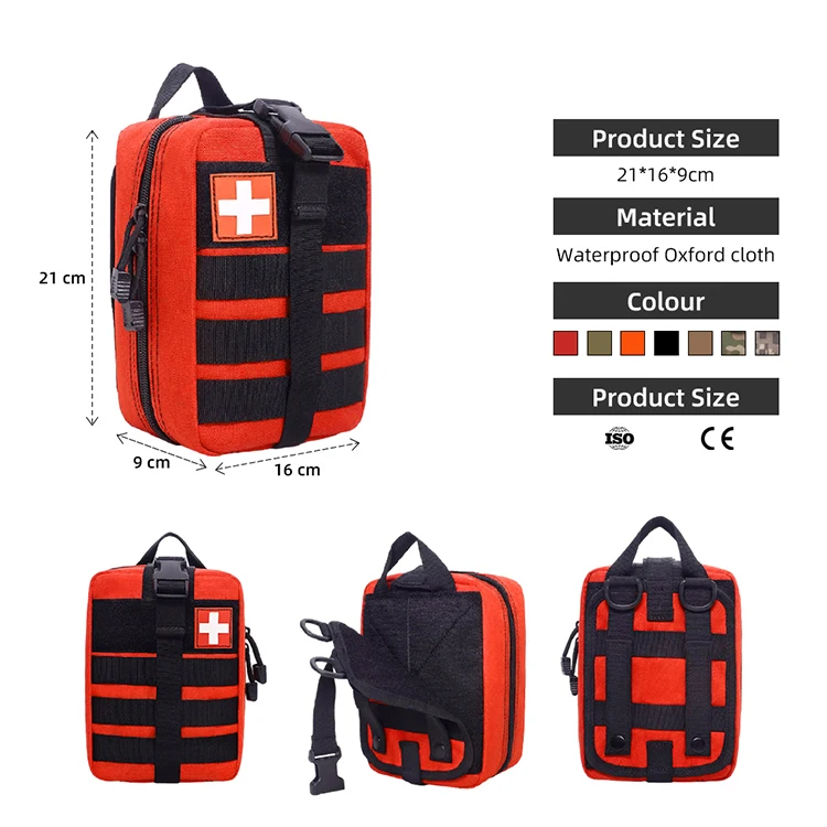 manufacture custom emergency medical treat survival kit backpack with food in metal tin bulk