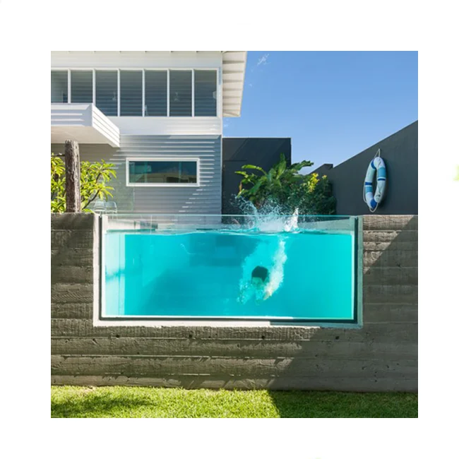 acrylic plexiglass of pool
