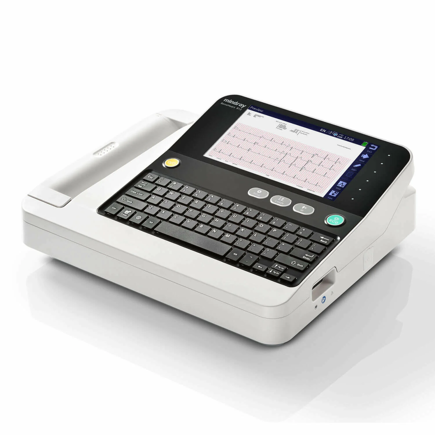 12 Channel Electrocadiagraph Original Mindray BeneHeart R12 ECG Machine