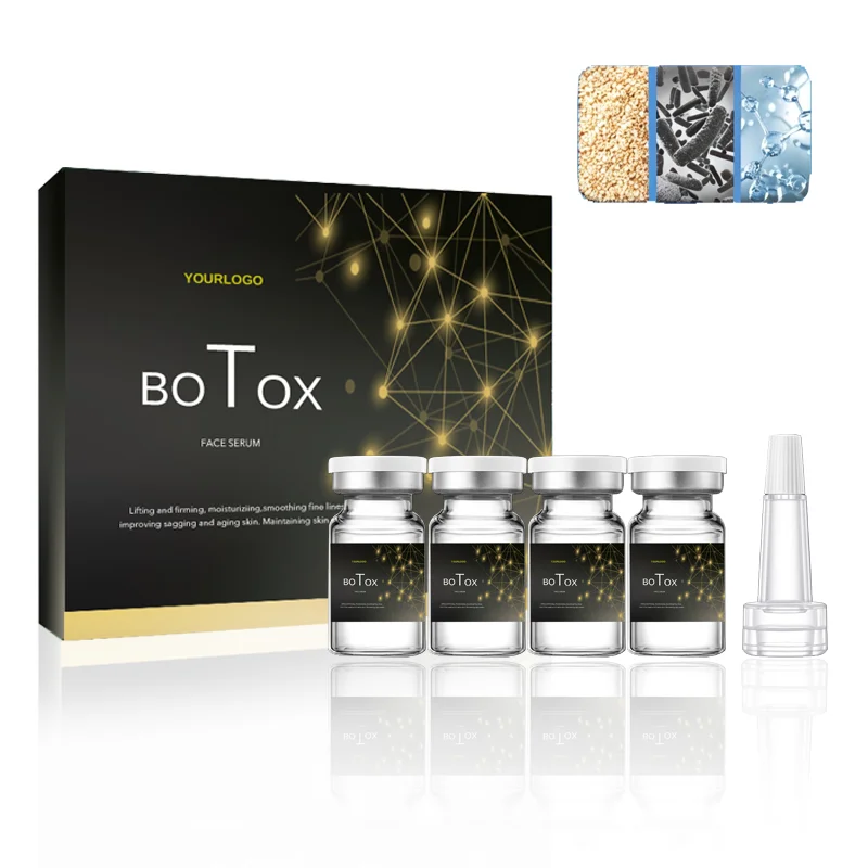 Free Private label Remove wrinkles skincare lifting Face Anti-Aging Firming Botoxin facial serum