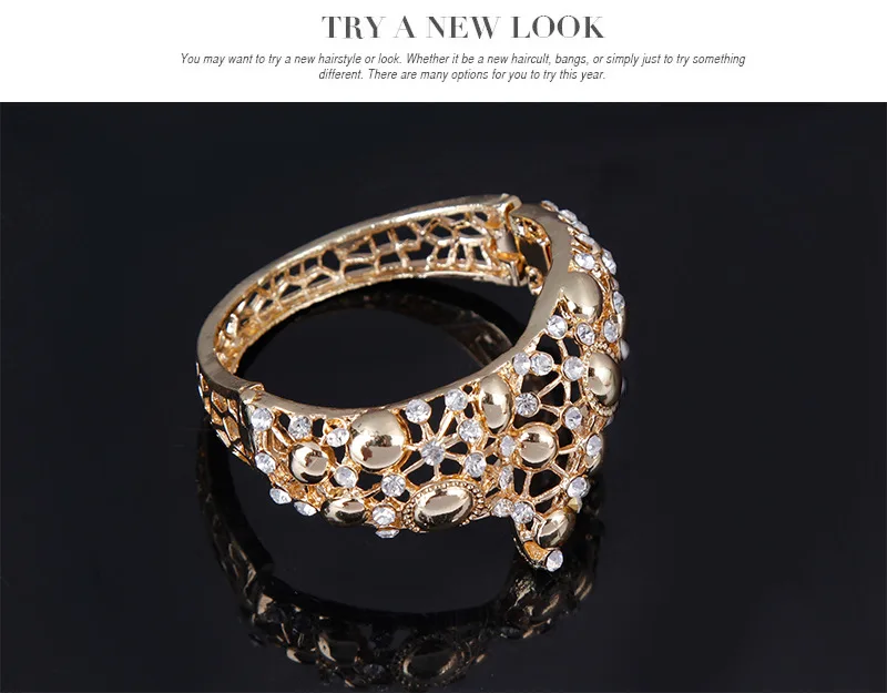 Европейский и американский винтажный популярный комплект свадебных украшений с ожерельем и серьгами для невесты