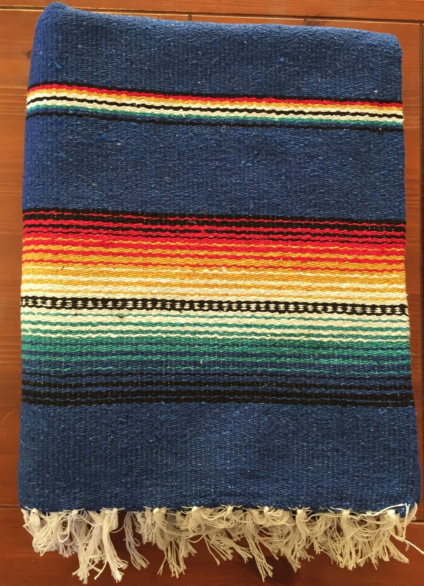 Large Artisanal Mexican Blankets Colorful Fiesta Beach Yoga Outdoor Throw Mexican Serape Blanket