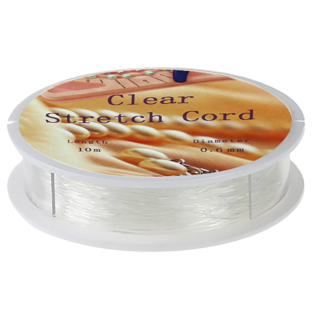 0.6 mm TPU High Quality Soft Crystal Beading Elastic Cord For Jewelry Making