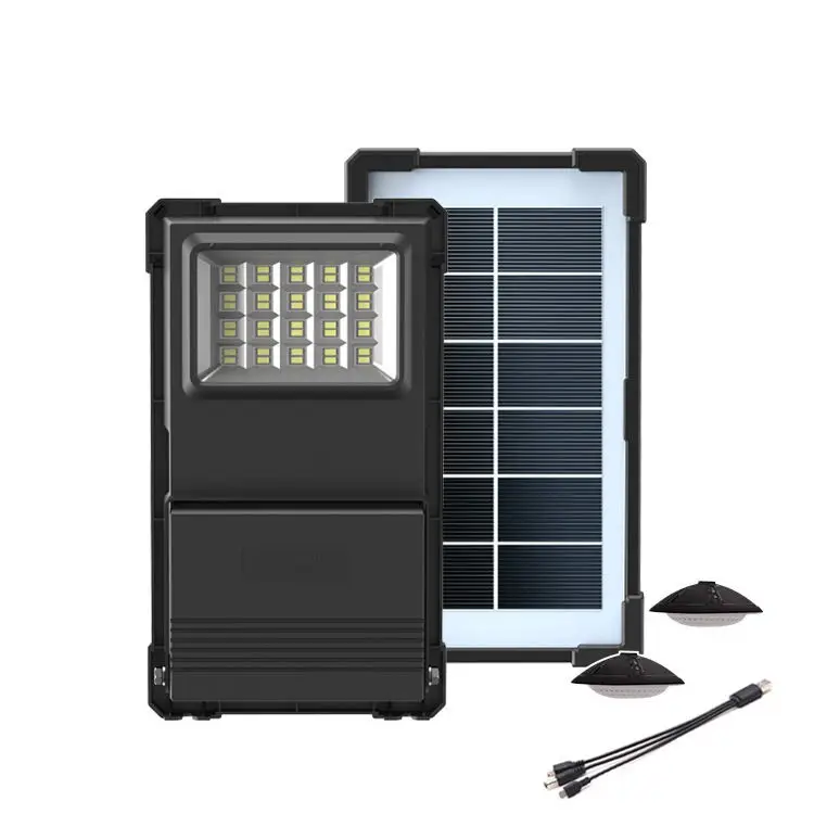 Solar Lighting System with Mobile Charger Solar Kit Portable Power Station LED Bulb Light Solar Led Lid Lights