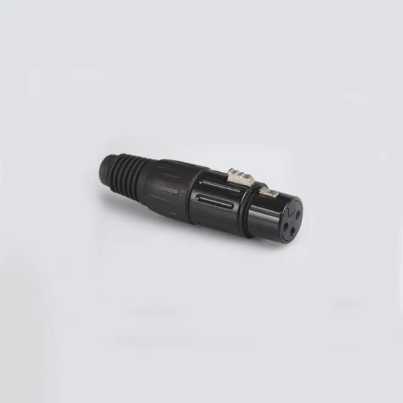 3 Pin XLR Male Female Plastic Cannnon Microphone Connector
