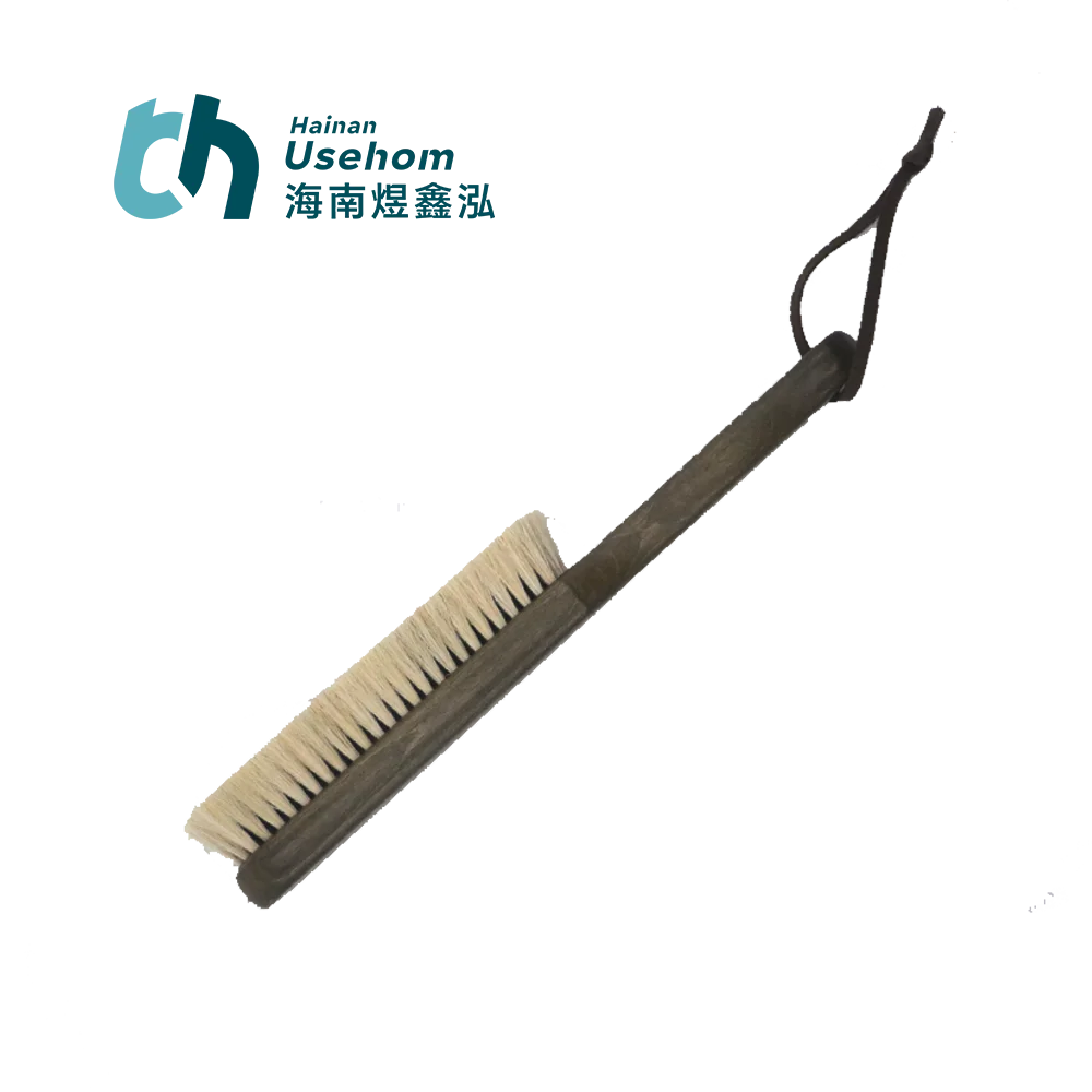 Customized logo Hot Sales  Clothing Plastic Soft Cleaning Tool Wooden Handle Clothes Brush