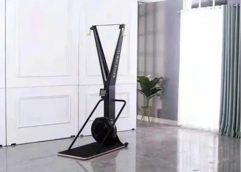 Factory supply wind ski machine adjustable resistance commercial home fitness double arm high pull silent