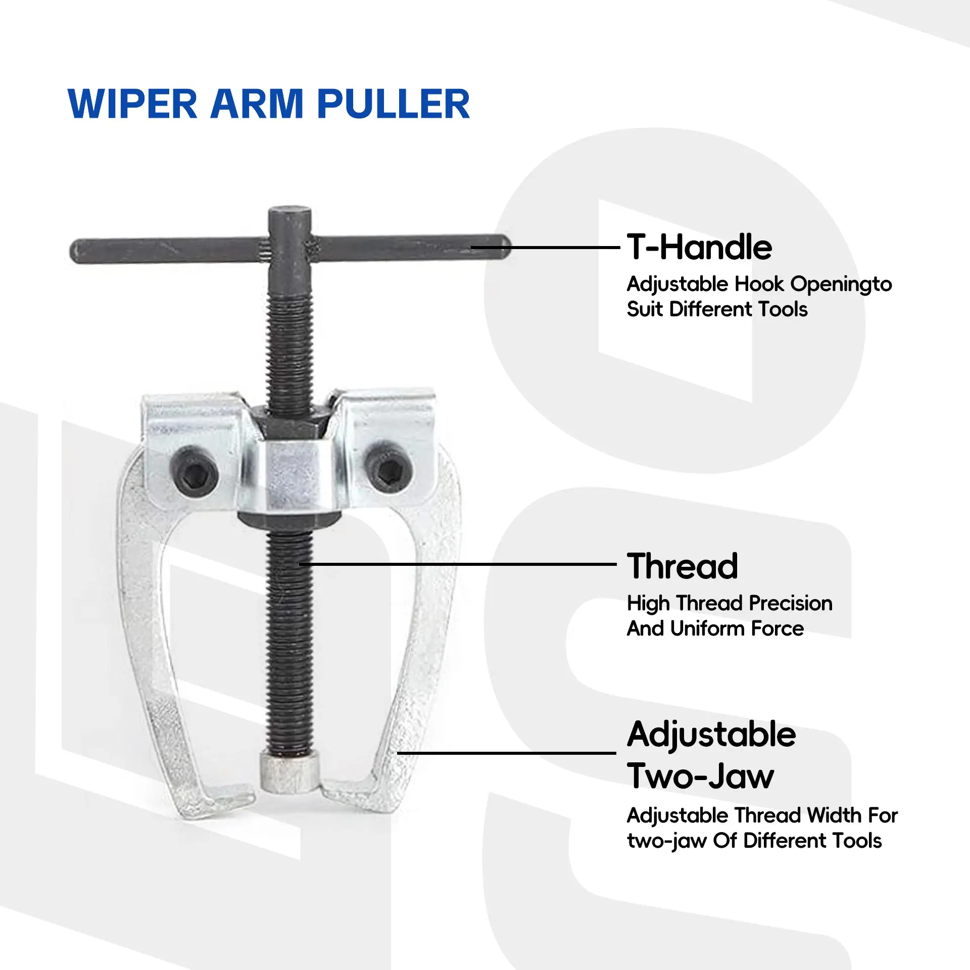 6pcs Universal Windshield Wiper Arm Puller Extractor Removal Tool Kit For A.U.D.I P.O.R.S.C.H.E B.M.W F.O.R.D B.E.N.Z H.O.N.D.A