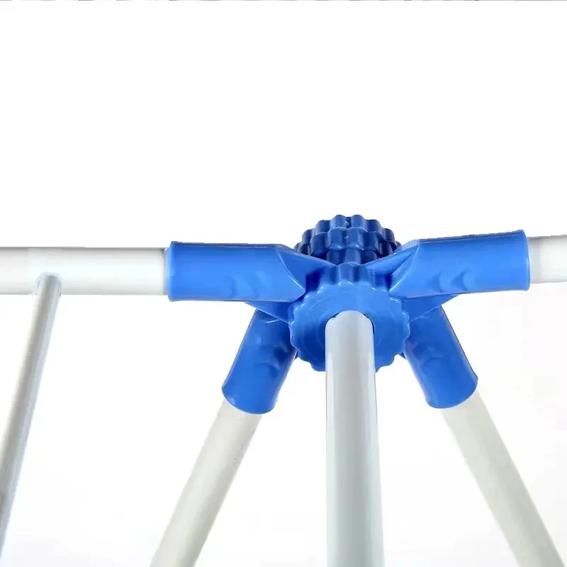 High Quality Iron Coated Clothes Drying Rack Foldable Balcony Clothes Hanger Butterfly Type Clothes Rack Stand