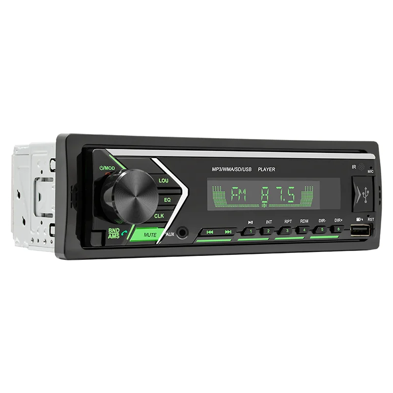Wholesale High Quality universal single 1 din car mp3 player with BT USB AUX IN DC12V car radio estereo para coche