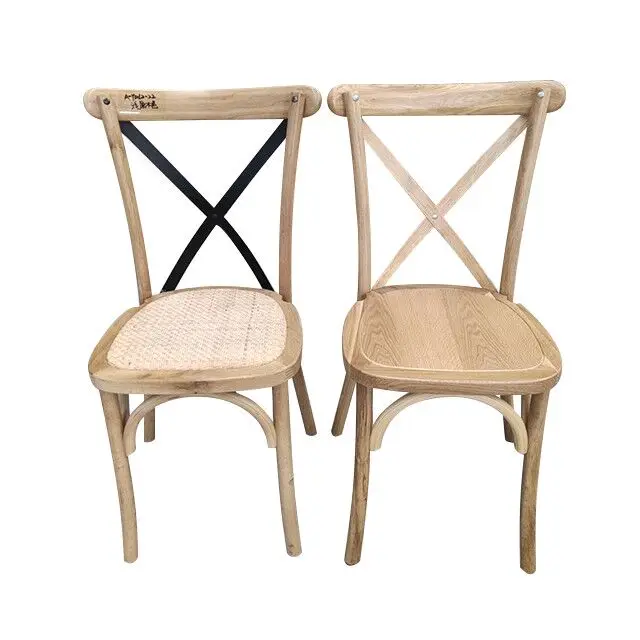 2021 Wholesale Cheap Party Wedding Event Dining Cross Back Chair